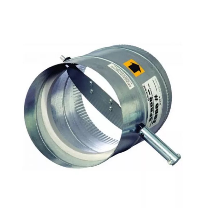 Zonefirst Sprd-12-12 Inch Round Static Press.Damper